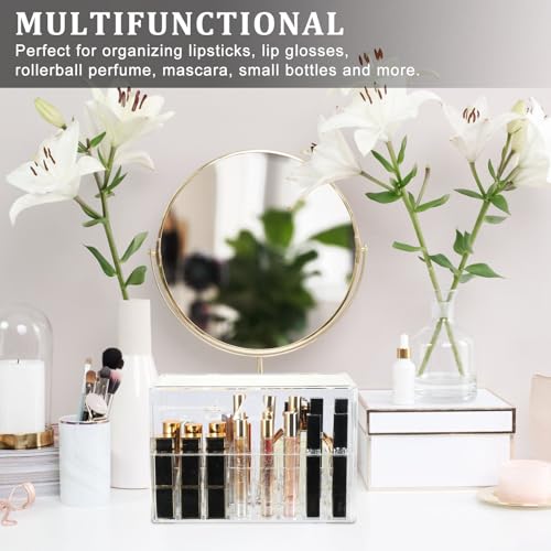 ELLDOO Organizador de perfume Rollerball, 26 espacios de acr