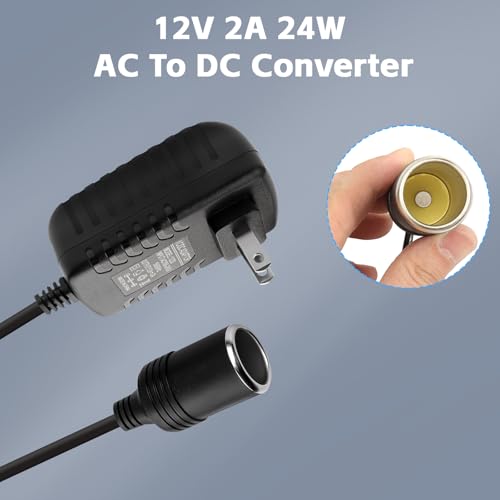 12V 2A 24W AC To DC Converter Car Outlet Adapter, Car Cigare