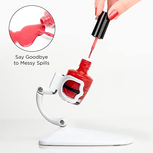 Grip & Tip - Soporte para esmalte de uñas, sostiene el frasc