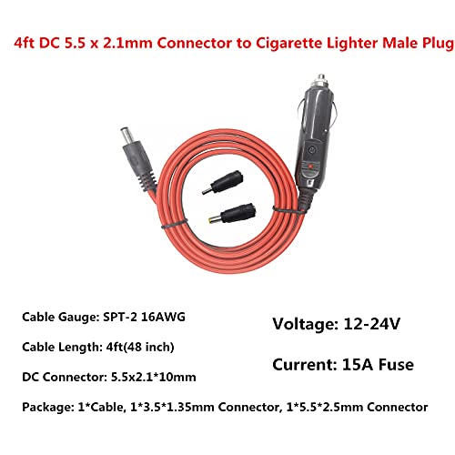 Cargador de coche DC 0.217x0.083 in Universal 12 voltios ada