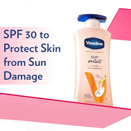 Vaseline Loción corporal de protección solar saludable brill