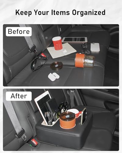 Belinous Organizador y almacenamiento de asiento trasero - P