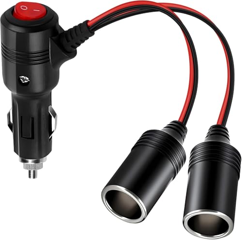 Adaptador divisor de encendedor de cigarrillos para automóvi