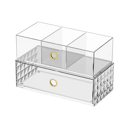DASITON Organizador de maquillaje, cajones apilables para es