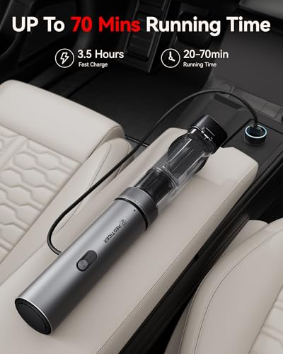 REDTIGER Aspiradora de automóvil inalámbrica, 21000 PA portá