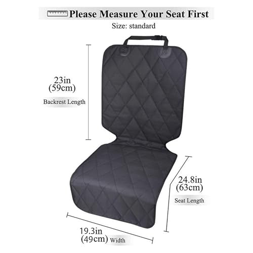 Fundas de asiento delantero para perro, funda impermeable pa