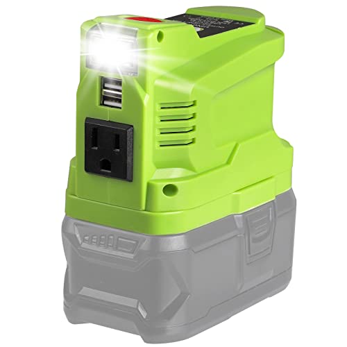 Inversor de corriente portátil para batería RYOBI de 18 V, i