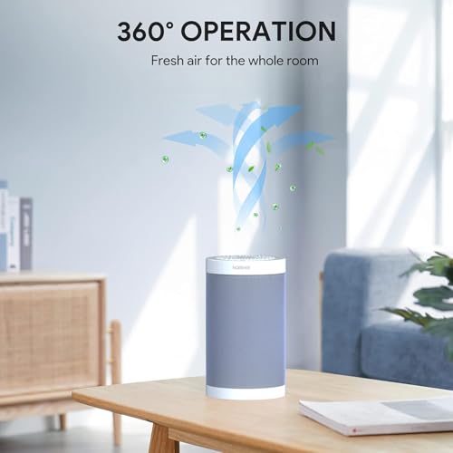 Purificador de aire para alergias en el hogar, pelo de masco