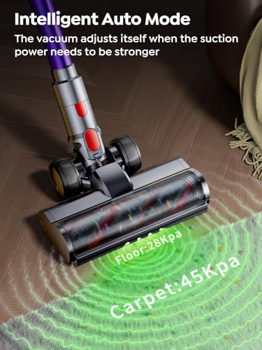 Aspiradora inalámbrica, 550 W 45 KPA 60 minutos de tiempo de