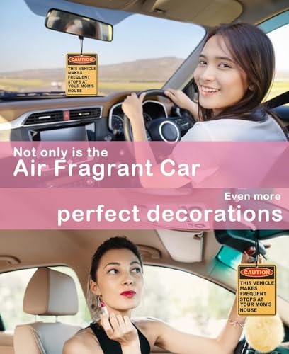 Ambientador colgante de coche divertido, 2 piezas, accesorio