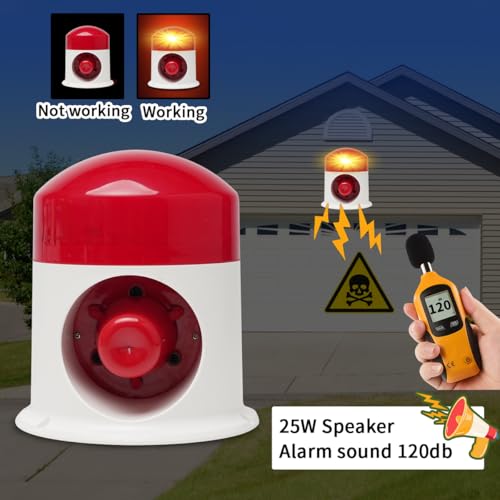 Alarma de luz de sonido, cuernos de seguridad industrial YSG