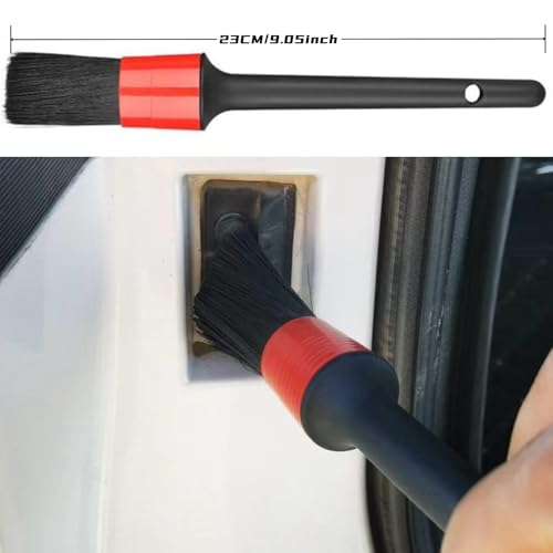 Juego de 4 cepillos de rueda para limpiar ruedas y neumático