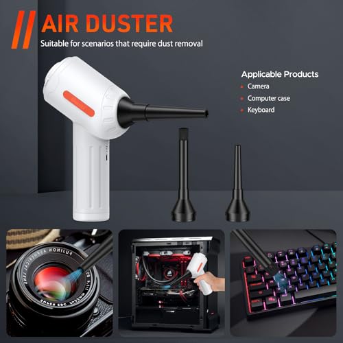 Reesibi Potente plumero de aire comprimido 4 en 1, soplador