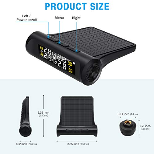 3T6B TPMS 4 Sistema de monitoreo de presión de neumáticos En
