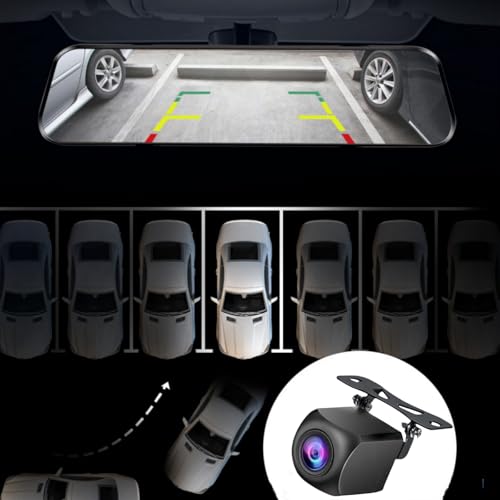 Cámara de respaldo de 4 pines para espejo Dash Cam AHD1080P