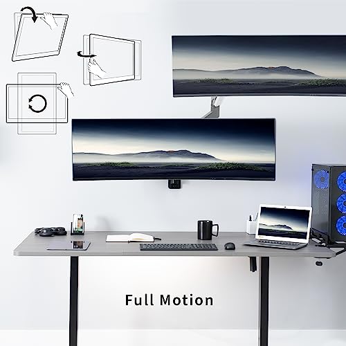 VIVO Brazo de monitor de aluminio de alta calidad para panta