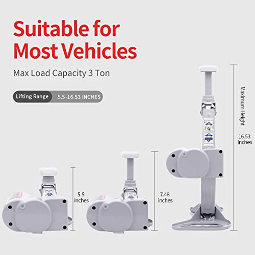 Kit de gato eléctrico para automóvil de 12 V con tijera eléc