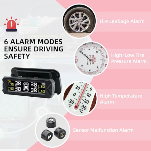 Sistema de monitoreo de presión de neumáticos TPMS 【Actualiz
