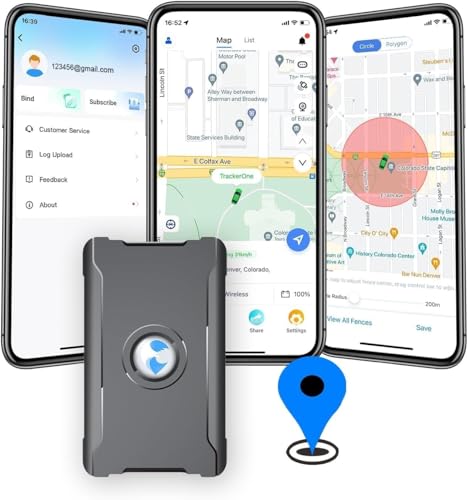 Rastreador GPS para vehículos, autos, batería de larga durac