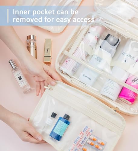Neceser de viaje para mujer, bolsa de aseo colgante de viaje