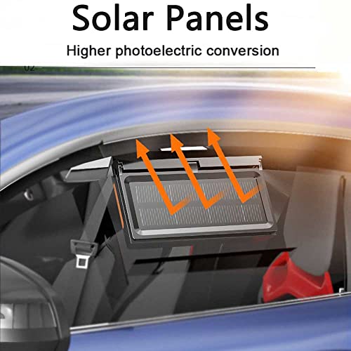 MACHSWON Ventilador de ventilación de coche de energía solar