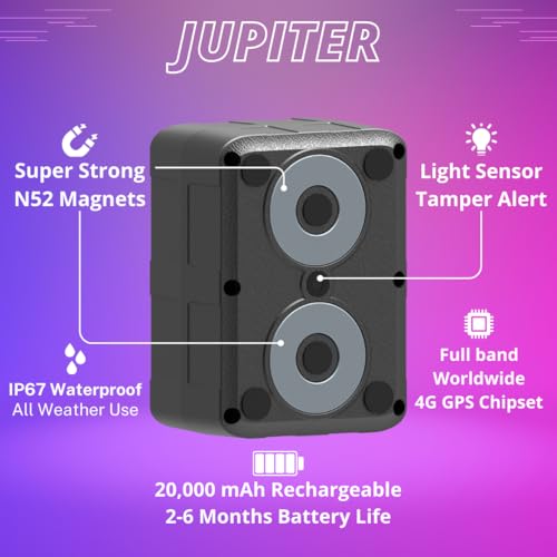 (Júpiter) - Rastreador GPS magnético impermeable para vehícu