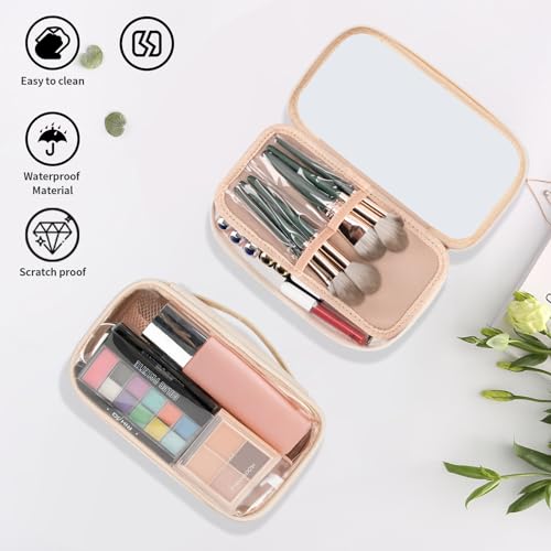 OCHEAL Bolsa de maquillaje transparente, organizador portáti
