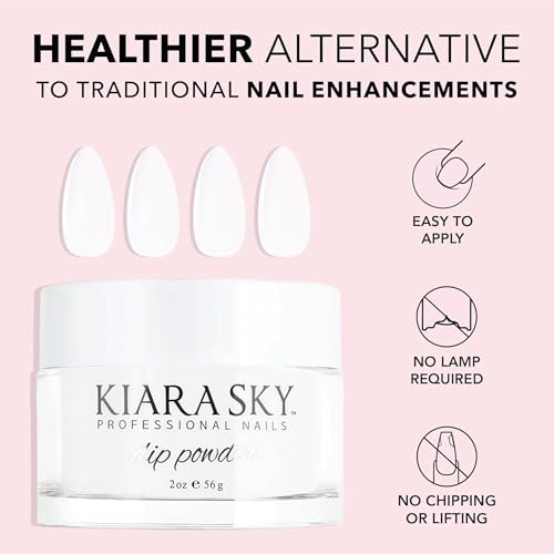 Kiara Sky Polvo de inmersión de uñas Essentials 2 oz (CLARO)