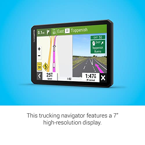 Garmin dēzl™ OTR710, navegador GPS grande y fácil de leer pa