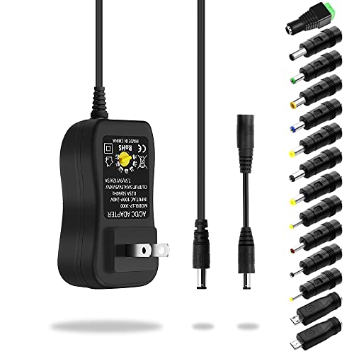 Aclorol Adaptador de alimentación universal de 36 W CA/CC 3