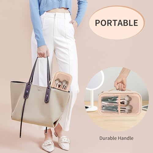 OCHEAL Bolsa de maquillaje transparente, organizador portáti