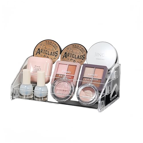 Organizador de esmalte de uñas acrílico, fácil de montar, or