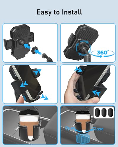 Belinous Expansor de portavasos para automóvil con soporte p