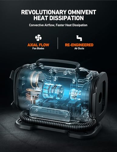 AstroAI - Compresor aire portátil, inflar neumáticos,150 PSI