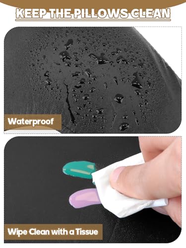 EBANKU Juego de 2 fundas protectoras para reposabrazos de uñ