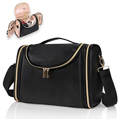 Ethereal Bolsa de maquillaje grande, bolsa de maquillaje de