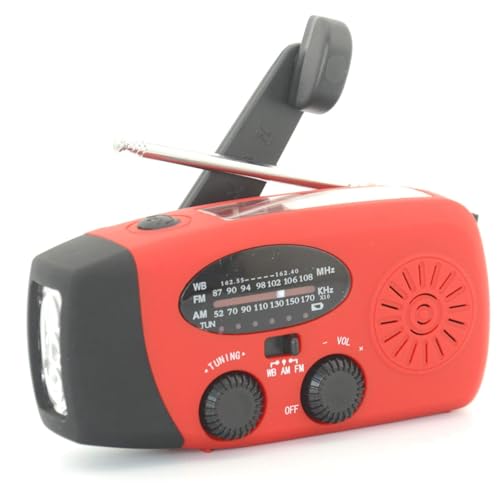 【Aivica-088】 Radio meteorológica NOAA de 7400 mWh Radio de e