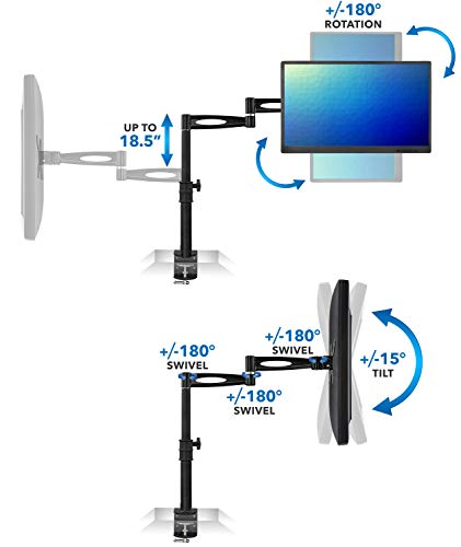 ¡ármelo! MI-705 Soporte de escritorio para monitor de comput