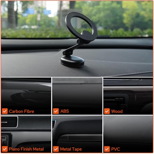 Soporte magnético plegable para el tablero del automóvil, ro