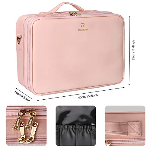 MONSTINA Bolsas de cosméticos de 3 capas para cosméticos, es