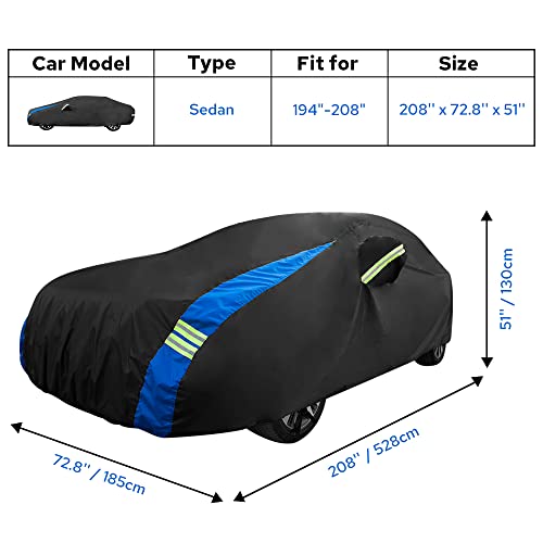 Funda impermeable para automóvil para todo tipo de clima, pa