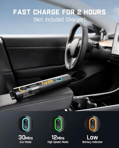 Fanttik Slim V8 Mate - Aspiradora inalámbrica para automóvil