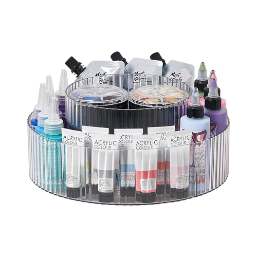 vacane Organizador de plástico Lazy Susan, plato giratorio d