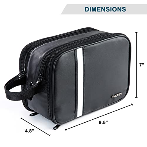 BAGSPRITE Bolsa de aseo para hombres, bolsa de viaje para mu