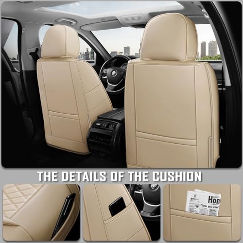 Fundas de asiento de automóvil de cuero de alta calidad, aju