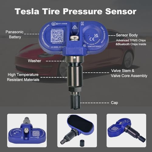 Sensor TPMS Bluetooth Tesla, 1 nuevo sensor de monitor de pr