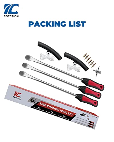 ROTATION Kit de herramientas de hierro para palanca de neumá