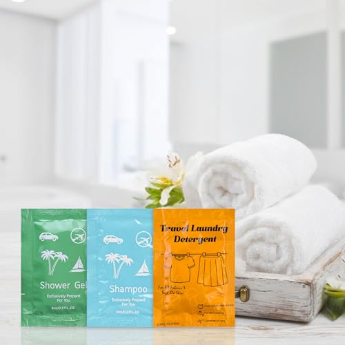Kits de higiene a granel para personas sin hogar, gel de bañ