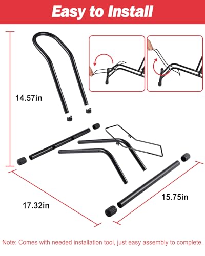 Zacro Bike Stand Floor, Upgraded Up to 3.74" Wide Tire Bike