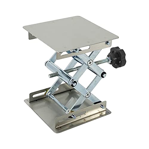 (R) Lab Jack Mesa elevadora de acero inoxidable Mini Scissor